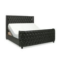 thumbnail image 6 of Jennifer Taylor Home Brooklyn Tufted Bed King Vintage Black Brown, 6 of 10