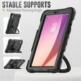thumbnail image 2 of Allytech Heavy Duty Rugged Case for Lenovo Tab M9 2023, Adjustable Kickstand Case with Built-in Screen Protector, Anti-Drop Shockproof Full Body Protection Case for Lenovo Tab M9 - Black, 2 of 6
