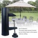 thumbnail image 4 of Soporte para sombrilla Balaustrada Balcón Soporte para sombrilla Balcón Clip Soporte para parasol de mesa Accesorios Fijación Balcón, Terraza o Mesa - Balcón Sombrilla con barra hasta Ø 38 mm esquí esquí Gafas de esquí, 4 of 5
