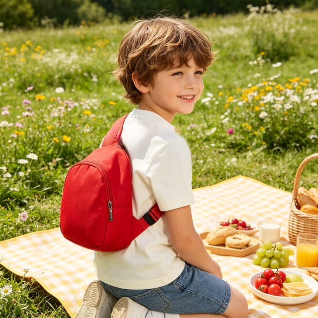 Bolsa cruzada de nailon ligero para niños con correa ajustable, bolso tipo bandolera pequeño para viajes, compras y uso casual.