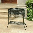 thumbnail image 2 of International Caravan Mandalay Iron Potting Bench in Verdi Gris, 2 of 3