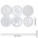thumbnail image 2 of for Creative Soap Mold Tools Set Includes 6 Pcs Square Flower Templates 1 Pc Stainless Steel Rod 1 Pc Round Tube Column, 2 of 5