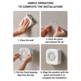 thumbnail image 4 of SMihono Closet Organizers and Storage for Clothes Wall-mounted Storage Box Kitchen Fresh-keeping Bag Filter Screen Sorting Box Bathroom Shower Cap Storage Box Shoe Cover Box Storage Trunks and Bag, 4 of 4