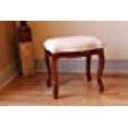 thumbnail image 3 of International Caravan Windsor Vanity Stool in Walnut Stain, 3 of 4