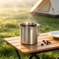 thumbnail image 3 of Stainless Steel Measuring Cup with Graduations, Multi-Purpose Metal Mug for Baking Coffee Soup Camping, Accurate Liquid Measurement Tool for Kitchen and Outdoor Use, C, 3 of 5
