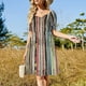 thumbnail image 5 of Vestido de manga corta de la colección Blue Note Vinyl para mujer, mono de verano, vestido vintage para mujer, 5 of 8
