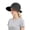 Black, variant on Women Sun Hat Wide Brim UPF 50+ UV Protection, Zip-Off Convertible Ponytail Visor Hat, Foldable Beach Hat for Hiking Golf Travel Vacation Outdoor (Green)