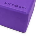 thumbnail image 2 of Microdry Fitness 2-Piece Foam Block Set for Enhanced Stretching, Purple, 9x6x4 Inches, 2 of 4