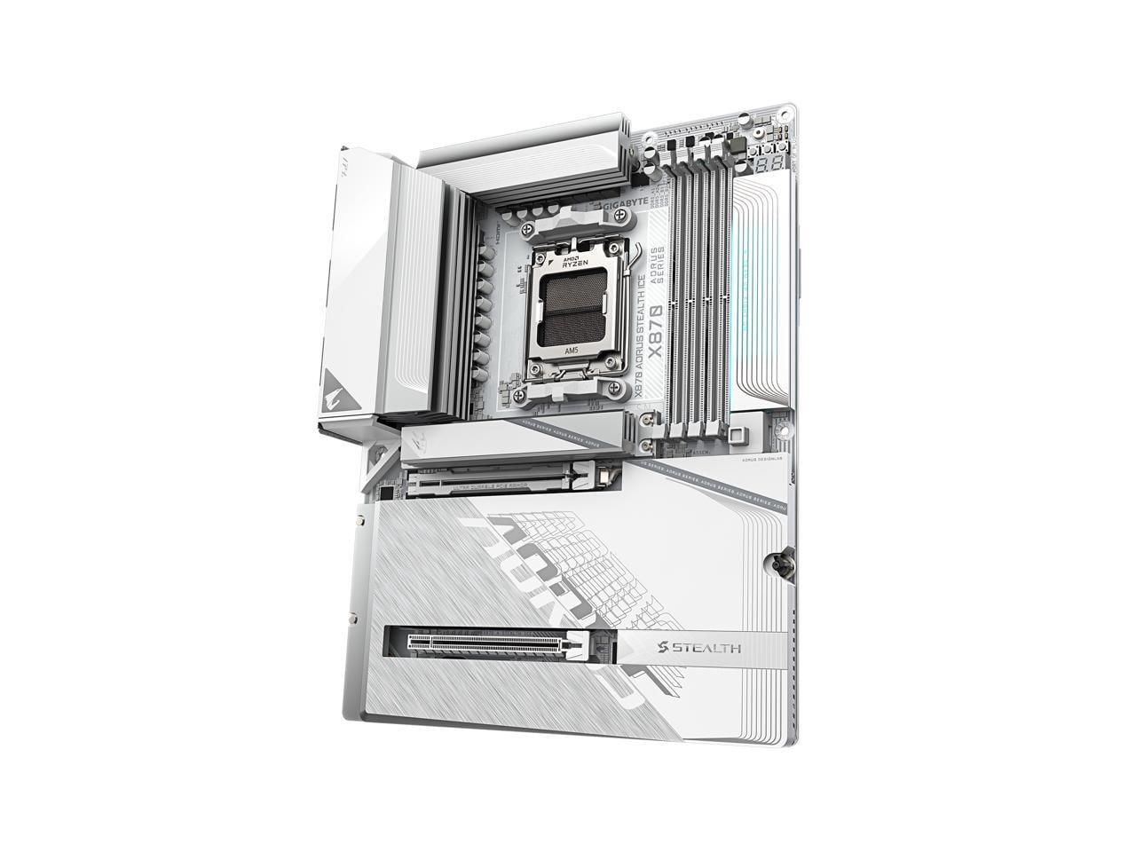 GIGABYTE X870 AORUS STEALTH ICE AM5 ATX Motherboard