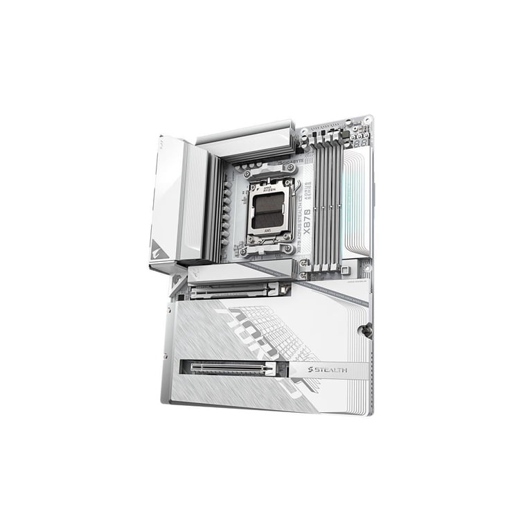 GIGABYTE X870 AORUS STEALTH ICE AM5 ATX Motherboard - Walmart.com