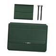 thumbnail image 2 of BELOVING Étui de Transport pour Ordinateur Portable avec Support Invisible pour Femmes et Hommes, Cadeaux, Vert Foncé, 2 of 9