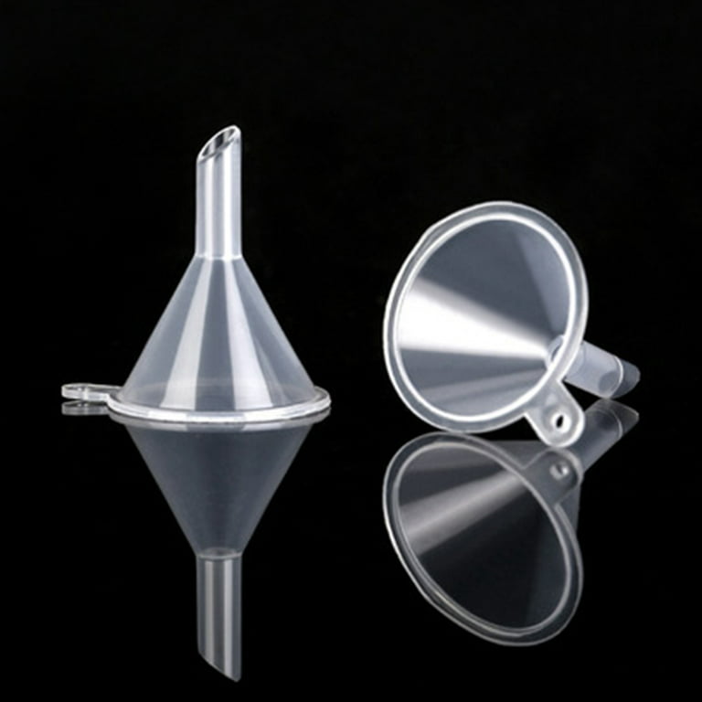 3Pcs Glass Small Funnel Mini Funnel Clear Funnels For Lab Bottles,  Essential Oils, Perfumes, Spices, Sand Art, Powder Funnel,, For Filling  Small Bottles Transfer Liquid Refill Perfume Essential Oil Dispensing Tool,  Travel