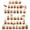 Amber, variant on 36Pcs Bud Vases Set Small Vintage Glass Bottles Clear Bud Vases in Bulk Multiple Shape Cute Glass Vases for Rustic Wedding Centerpieces Table Decorations and Home Decor(Clear)