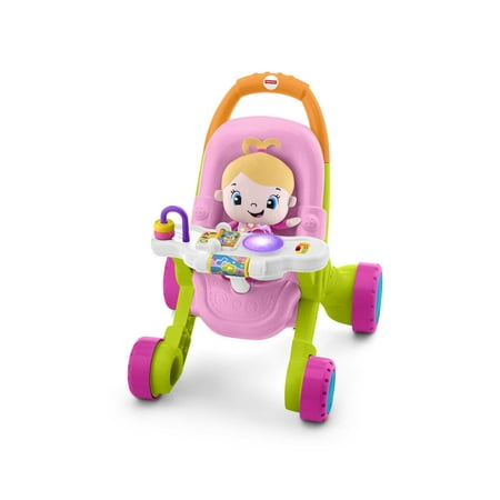 Fisher-Price - Laugh & Learn Stroll and Learn Walker and Doll