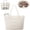 Beige, variant on Puffer Tote Bag with Water Bottle Holder & Laptop Compartment for Women Girl, Work Tote Bags for Nurse Teacher, Quilted Shoulder Bag Handbag for Travel Gym(Black)