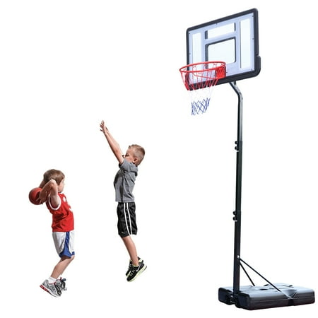  Basketball Hoop 6.8-8.5ft Adjustable Kids In-Ground 