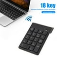 thumbnail image 4 of New Mini Bluetooth-compatible Numeric Keypad Wireless Number Pad 18 Keys Keyboard for PC, 4 of 8