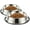 Silver, variant on 2 Pack Stainless Steel Dog Bowls, Dog Dishes 8oz/ 12oz/ 18oz/ 28oz/ 48oz, Cat Bowl Water and Food Bowl with Non- Rubber Base, for Small/Medium/Large Dogs, Cats, Puppy Rabbit and Kitten