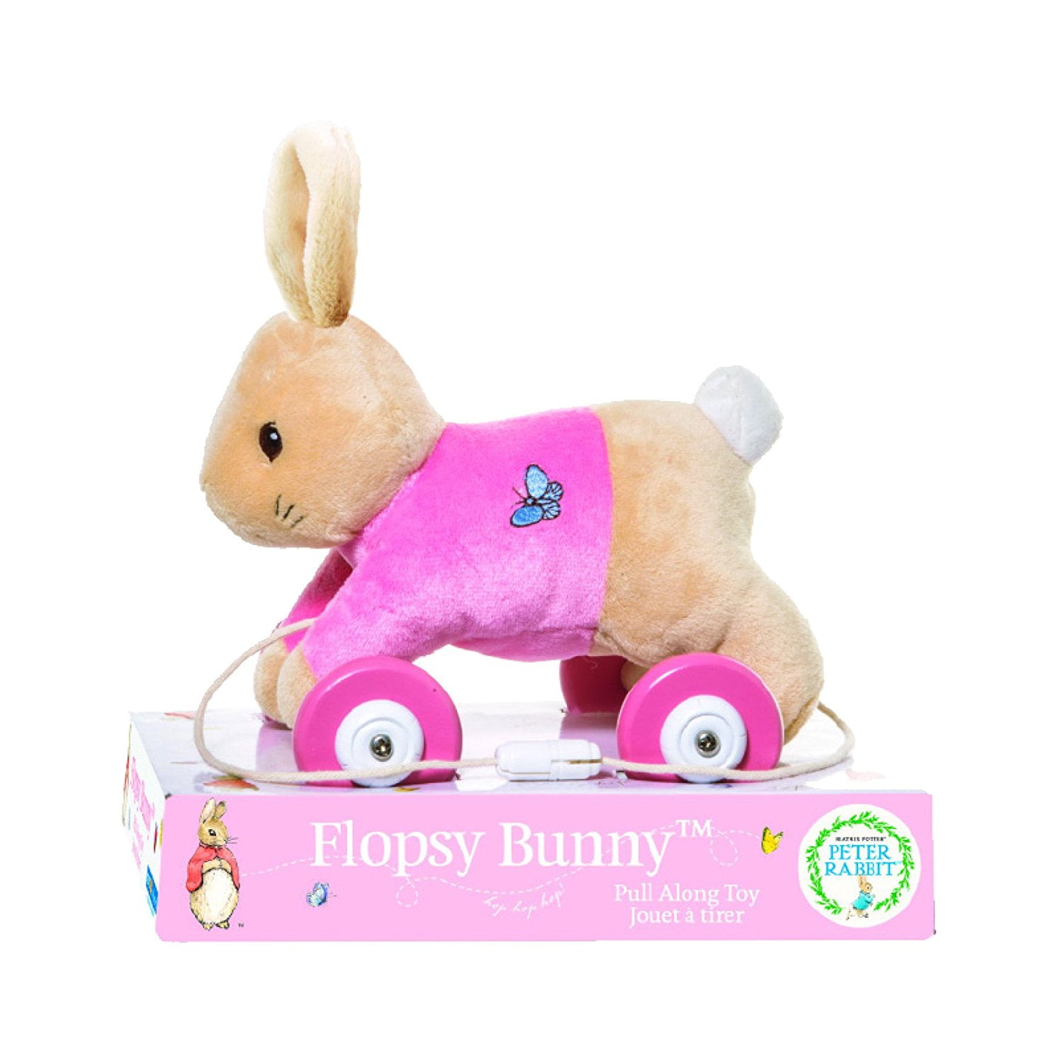 flopsy bunny pull along toy