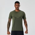 thumbnail image 4 of Mens Cooling Short Sleeve Shirts Lightweight Quick-Dry Athletic T-Shirts Outdoor Comfy Breathable Crewneck Tees For Gym, 4 of 6