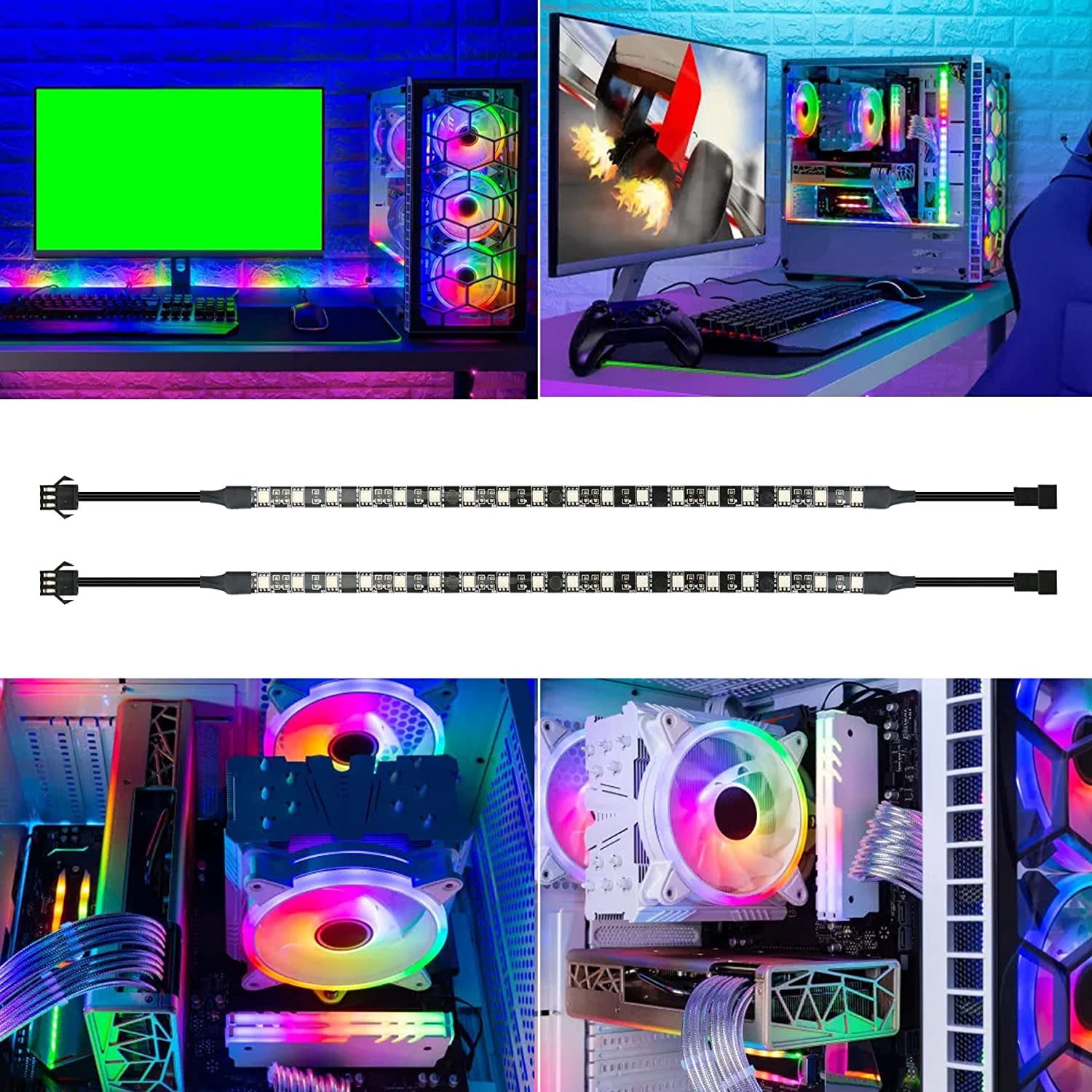 PC Addressable LED Strip Lights Kit -RGB Magnetic Singapore | Ubuy