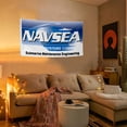 thumbnail image 4 of Fyon US Military Navy Navsea Submarine Maintenance Engineering Flag banner with Grommets Man cave Decor 3x5Feet, 4 of 4