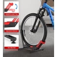 thumbnail image 7 of Bike Floor Stand, Portable Bike Storage for Garage - up to 3.5" Tire Wide, MTB & Road Bicycle Floor Stand, Front and Rear Wheel Parking Rack Fit for 26"-29" Bikes, 7 of 7