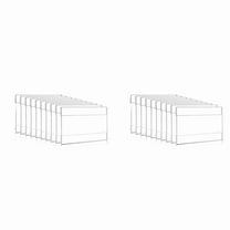 4 X 6 Inch Acrylic Sign Holder Wall Mount,Clear Wall Frame with Double Sided Adhesive Tape for Office, Home 20Pack