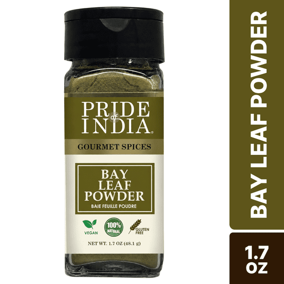Pride of India Bay Leaf Powder, 1.7 oz