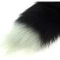 thumbnail image 4 of Fox Tail 3.15*16.54 Inch Animal Tail Shaggy Faux Fur Tail Realistic Fox Tail Keychain Decorative Therian Tail For Handbag Backpack Cosplay, 4 of 5