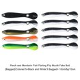 thumbnail image 4 of Langgg Bionic Bait Artificial Lures Fishing Tackle Lake Bright Color Multicolored Professional Space Saving Swim Baits Black/Colorful 10cm, 4 of 9