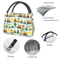 thumbnail image 4 of Honeii Train With Animals Print Cooler Bag Insulated, Large Leakproof Soft Sided Portable Cooler Bag,Lunch Box Lunch Bag, 4 of 6