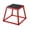 Red+Black, variant on Plyometric Jump Box, 12/18/24/30 Inch Plyo Box,Steel Plyometric Platform and Jumping Box,Anti-Slip Fitness Exercise Step Up Box for Home Gym Training,Conditioning Strength Training