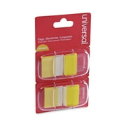 Universal UNV99006 Page Flags - Yellow (50 Flags/Dispenser, 2 Dispensers/Pack)