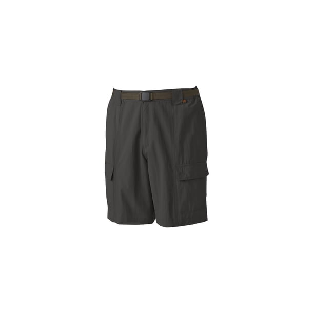 Pacific Trail - Pantalones cortos casuales para caminar con cinturón para hombre, gris, pequeño