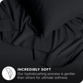thumbnail image 2 of Ivy Union Microfiber Sheet Set - Breathable - Deep Pocket, Full XL, Black, 2 of 6