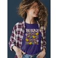 thumbnail image 2 of Tiki-Beach Hawaiian Vacation Vibes Graphic Women's T-shirt, 2 of 4