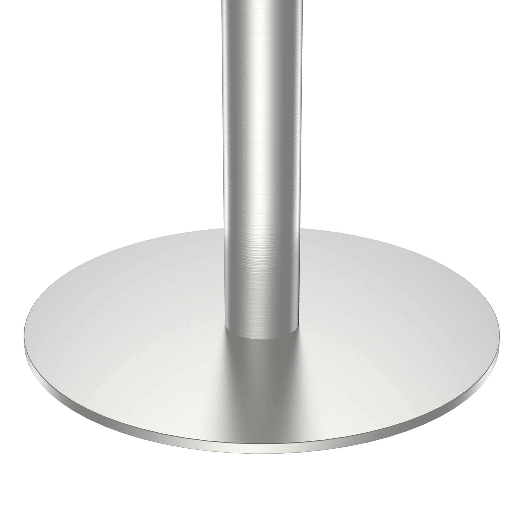 Noble House 31.5" Round Dining Table with Faux Marble Top, Luxury Bistro Table with Stainless Steel Legs, Gray & Silver