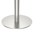 thumbnail image 2 of Noble House 31.5" Square Dining Table with Faux Marble Top, Luxury Bistro Table with Stainless Steel Legs, Gray & Silver, 2 of 6