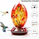 thumbnail image 2 of Comedero para colibríes de jardín con percha - Vidrio soplado a mano, 2 of 6