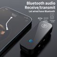 thumbnail image 4 of Methold Receptor de Audio para coche inalámbrico 3 en 1, compatible con Bluetooth, V5.1, transmisor Jack de 3,5mm, manos libres, portátil, Cables de audio/vídeo, 4 of 6