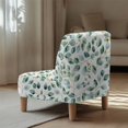 thumbnail image 5 of HELLHERO Leaf Dustproof Armless Accent Chair Cover with Stain Protection, Elastic Bottom Armless Accent Chair Protector, 5 of 8