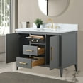 thumbnail image 3 of Vanity Art 48" Single Sink Bathroom Vanity Cabinet with Engineered Marble Countertop, 3 of 9