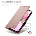 thumbnail image 2 of Allytechgroup for Apple iPhone 13 Case Wallet, Retro PU Leather Slim Fit Business Style Magnetic Closure Cards Slots RFID Blocking Phone Case for Women Men, Rosegold, 2 of 6