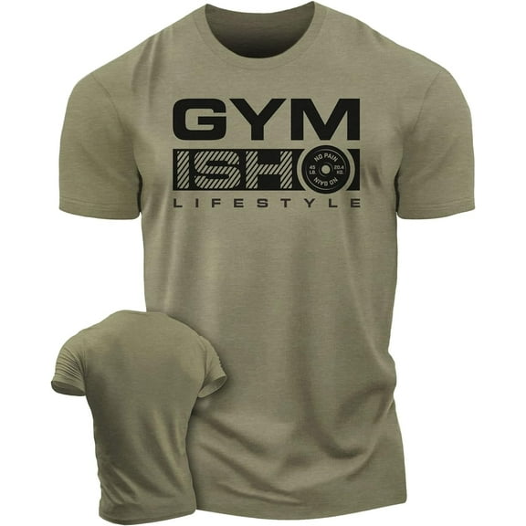 Gymish 3 Workout T-Shirt – Funny Gym Shirt for Men, Lifting T-Shirt, Deadlift Tee, Men’s Workout Shirt, Athletic Gym Clothes, Gym Wear for Men