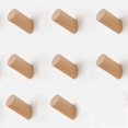 thumbnail image 1 of 8-pack wooden wall hooks, wooden coat hooks, medium-sized beech wood cylinders, 8 cm wall-mounted coat hangers, 1 of 5