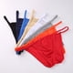 thumbnail image 2 of Ropa interior sexy para hombre con cintura baja y caderas expuestas, bikini sexy con forma de U y triángulo pequeño, 2 of 6