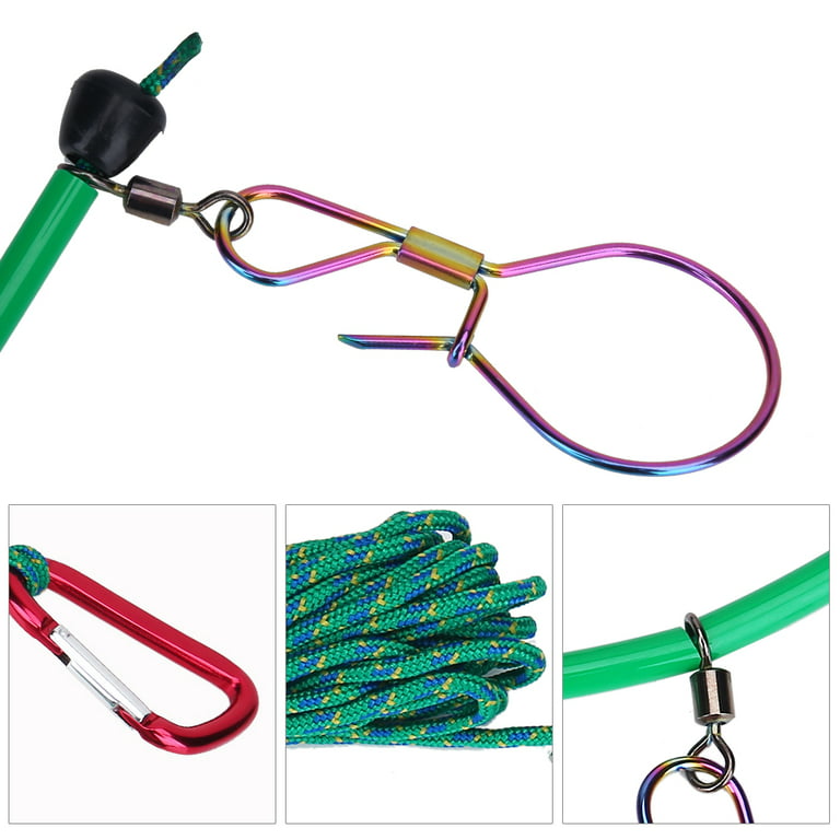 Mgaxyff Fishing Stringer, Heavy Duty Fishing Stringer Clip, Fishing Lovers  Outdoor Fishing Preventing Fish Escaping For Fixation
