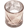 thumbnail image 5 of Koyal Wholesale 3.75" Tall Rose Gold Geometric Mercury Glass Candle Holders, Set of 6 Holders, Bulk Tealight Holders, 5 of 5