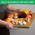 thumbnail image 7 of ATENOW 24 x 18 inch Extra Large Bamboo Cutting Boards for Kitchen, Carving Board for Meat, Turkey, Vegetables, BBQ, Cheese, Chopping Butcher Block with Juice Groove, 7 of 7